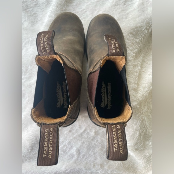Blundstone Rustic Brown Leather Boots - Picture 4 of 8